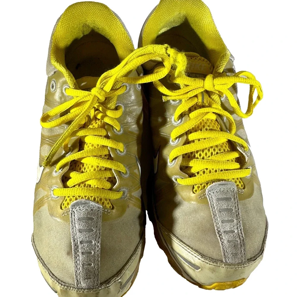Nike Air Max + Sun Yellow Running Training Gym Shoes 354750-011 Women's Size 9